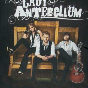 Music Concert Tour Band Shirt Pre Lady A 2XL Cities